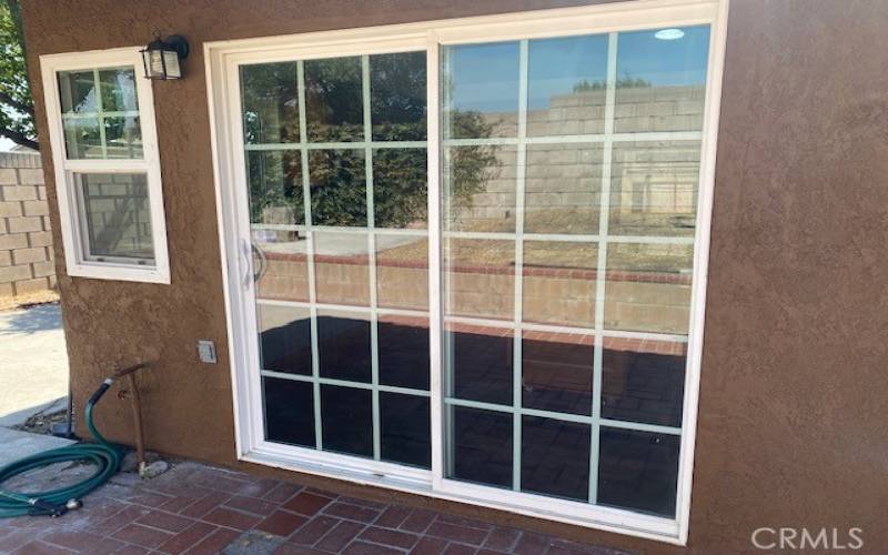 Newer energy efficient sliding glass door