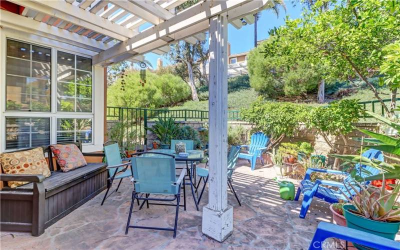 Enjoy the peace and beauty of the area on your private patio