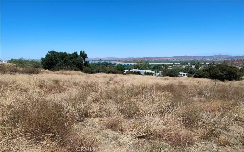 View from the top of the property.