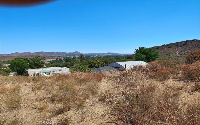 View looking South from the property