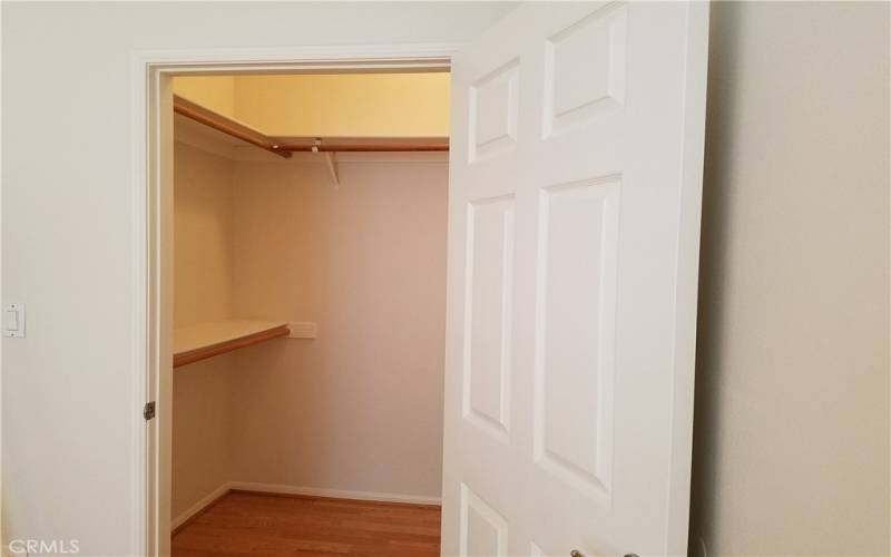 Walk-in Closet in Second Bedroom