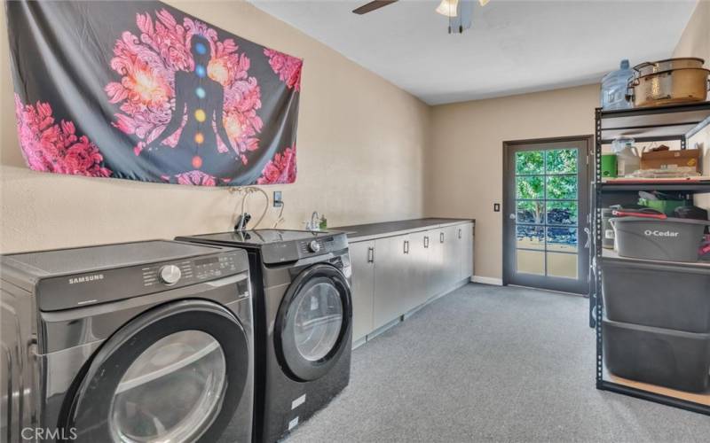 Laundry room off of Kitchen