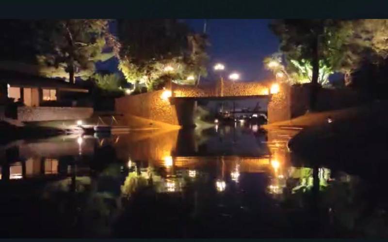 The Upper Lake Bridge at Night