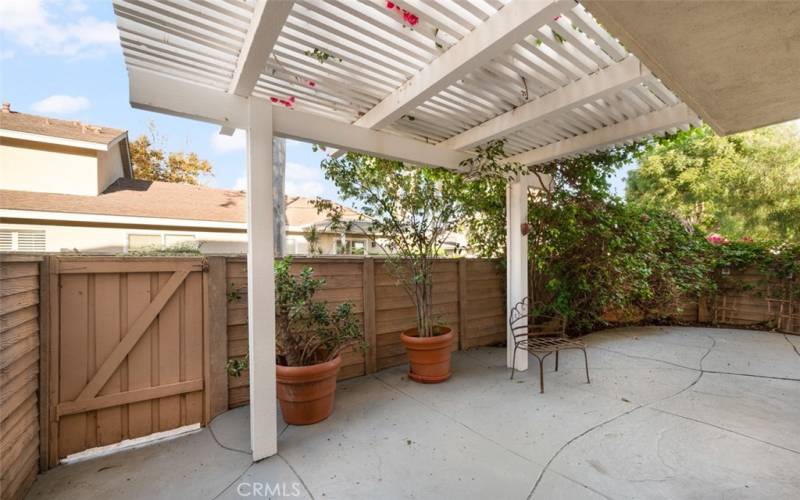 Covered patio