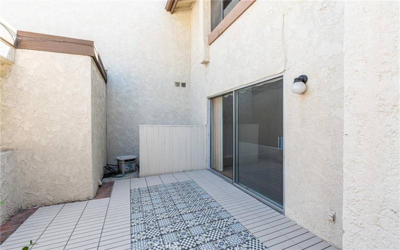 Front patio off of living room