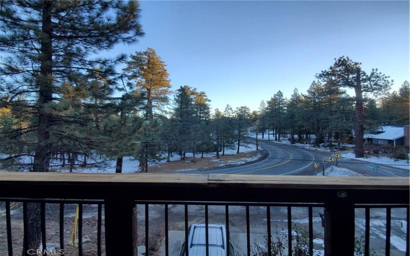 Second floor balcony