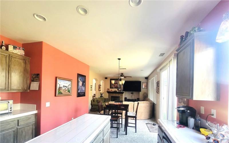 KITCHEN OPEN TO FAMILY ROOM