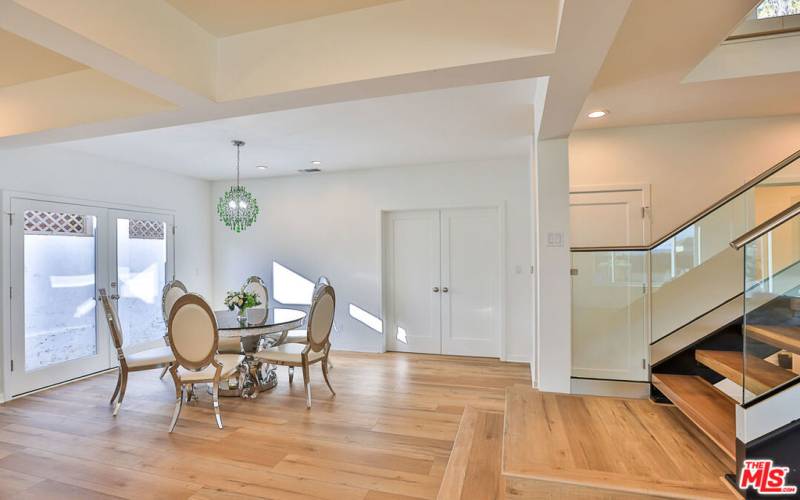 Dining Area. Stairs to 2nd Fl