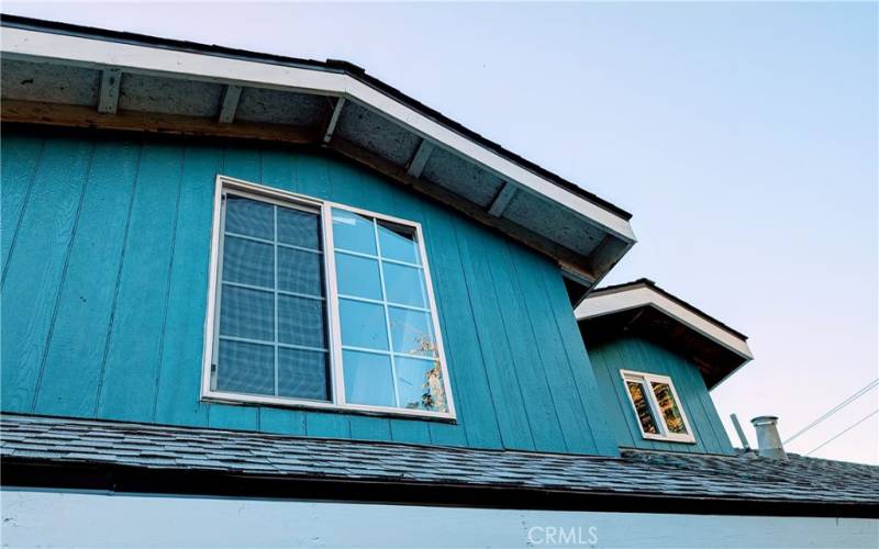 Side of house view LT dormers