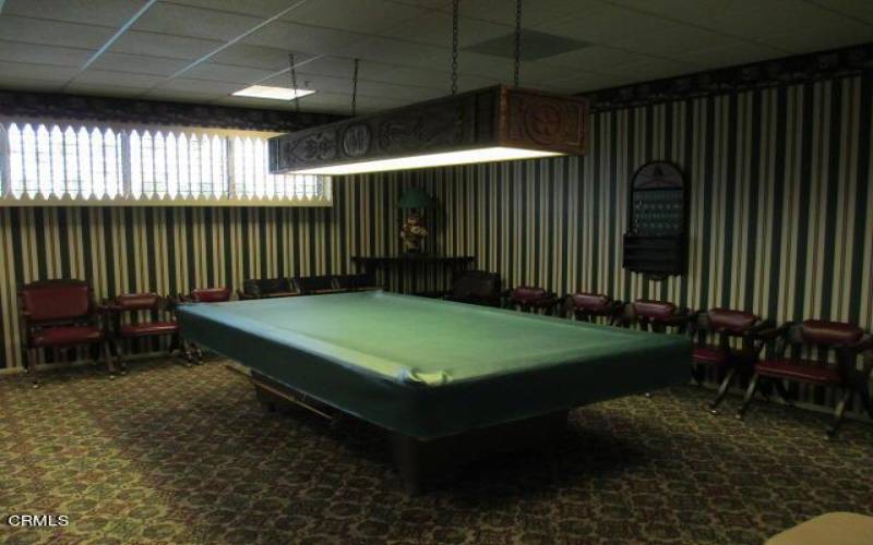 Billiard room