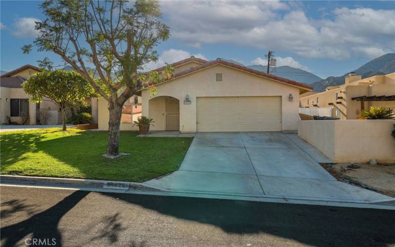 Street level view of home.