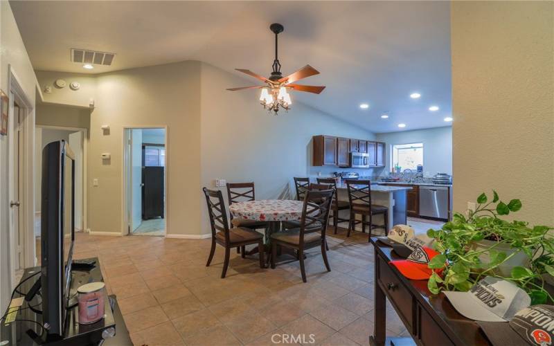 Dining area.