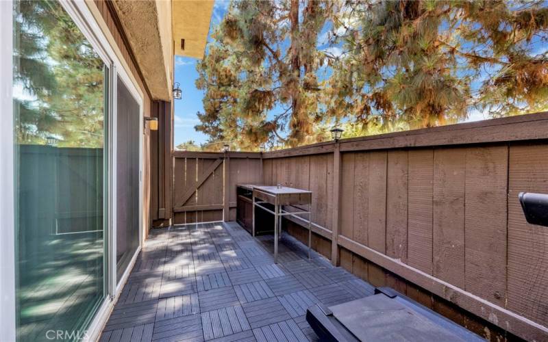 Patio Off Dining Room