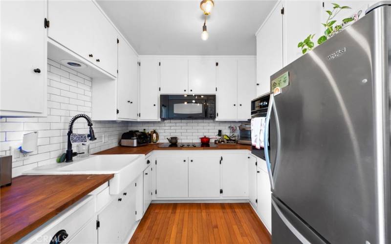 Remodeled kitchen