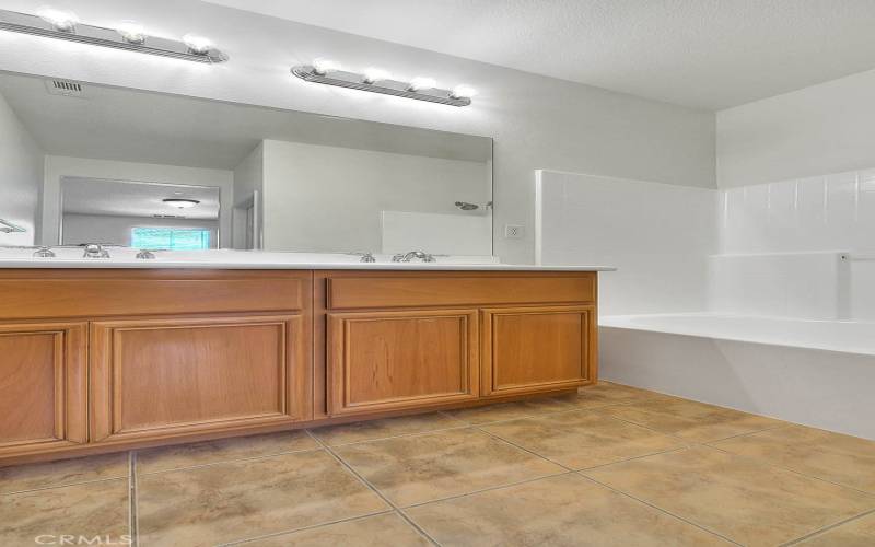 Dual Sinks in Primary Bathroom