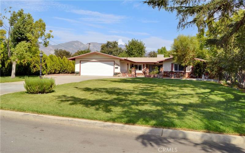 Just imagine kicking a ball around, a game of tag, or a front yard picnic on this lush, green lawn