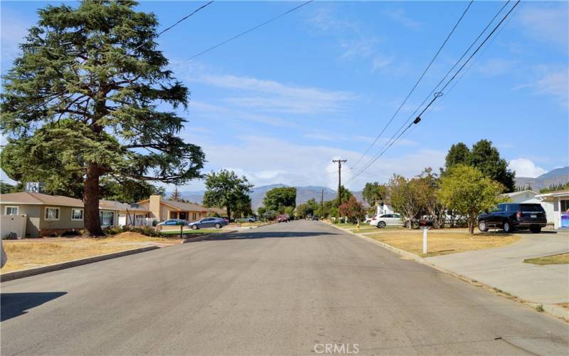 Addison is a double cul-de-sac street and this home is 2nd from the end on one side, so there's not much traffic here. This location is close to Historic Uptown Yucaipa, so you can easily join in on the fun events offered and concerts at YPAC.