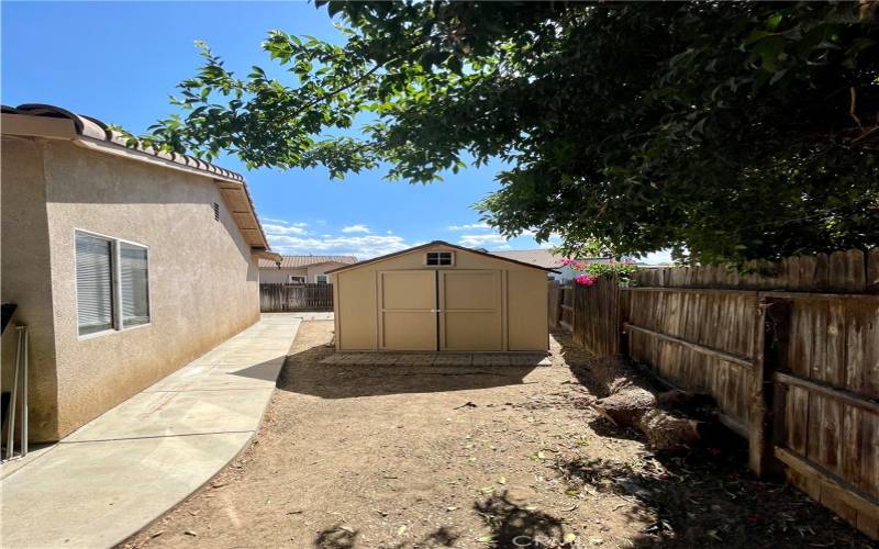 Side Yard Shed