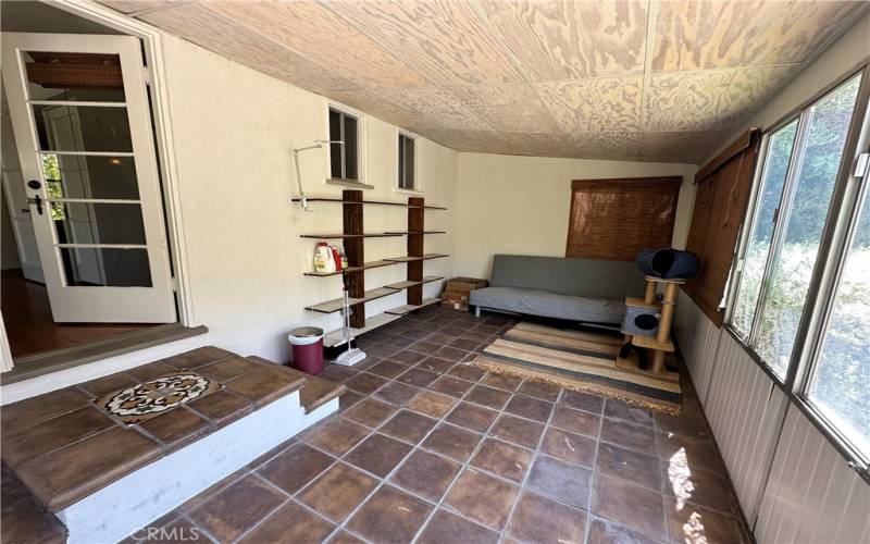 Sun room with entry to Bedroom 3