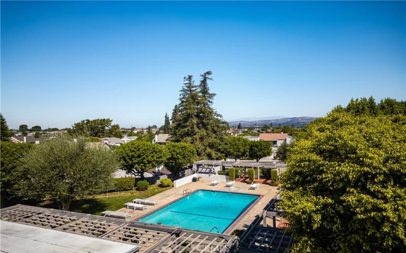 Stunning panoramic views from this luxurious estate with a sparkling pool