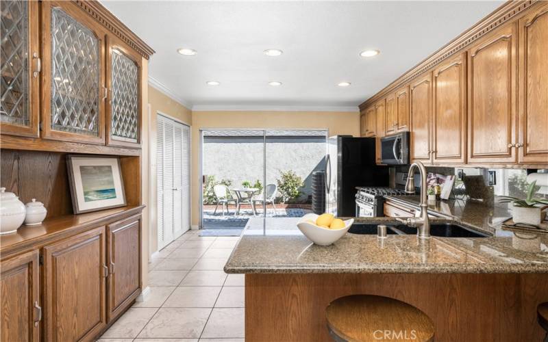 Gorgeous kitchen with stainless steel appliances