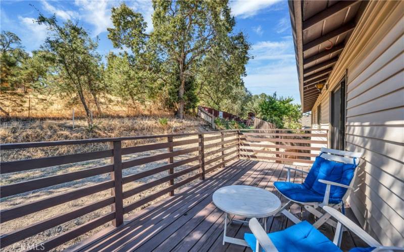 Back Deck off Master Bedroom