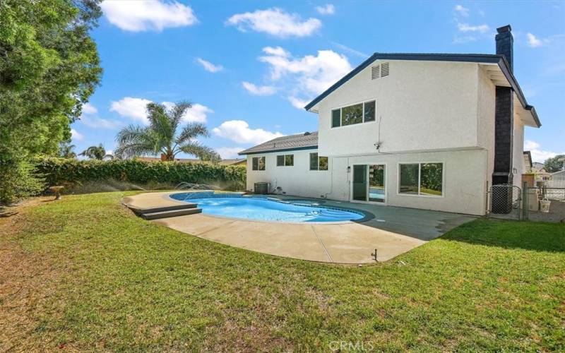 Large Backyard with Pool