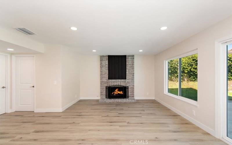 Family Room with Gas Fireplace