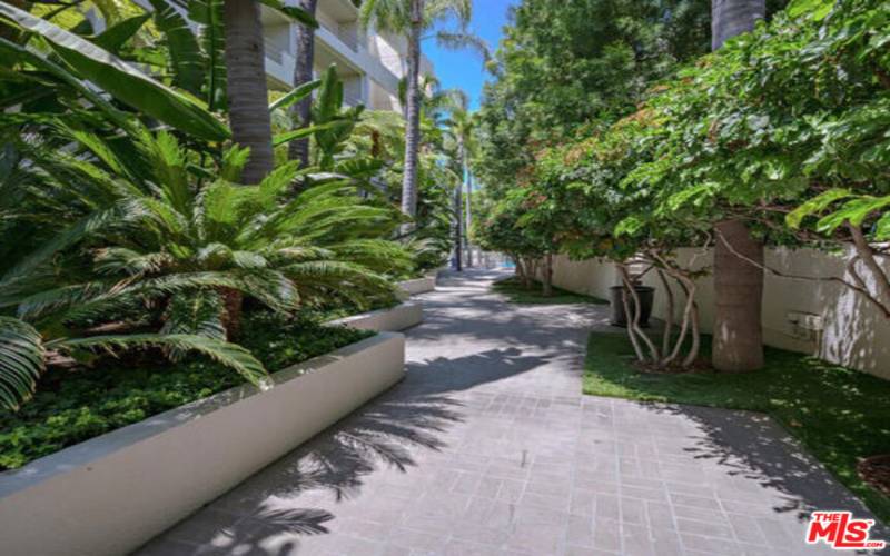 WALKWAY TO THE GATED POOL