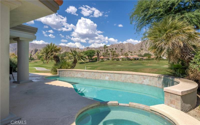 pool/spa view