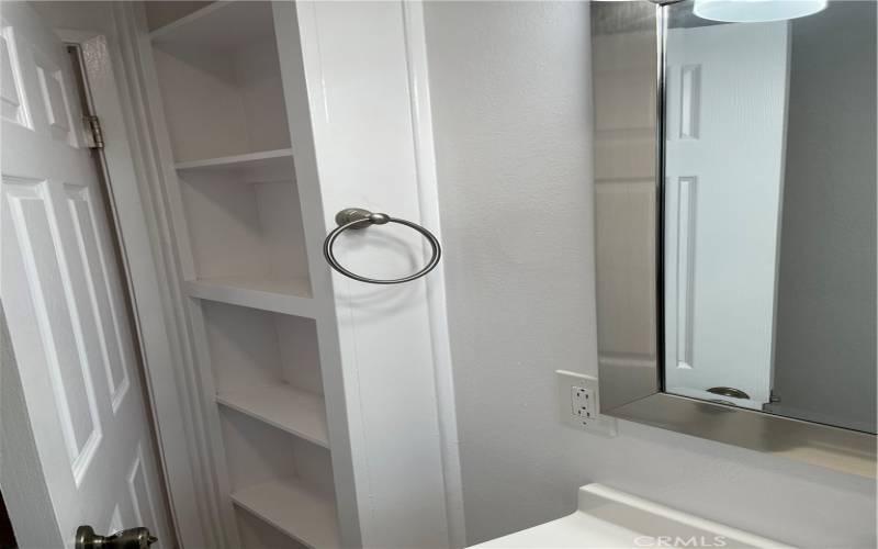 Bathroom shelves