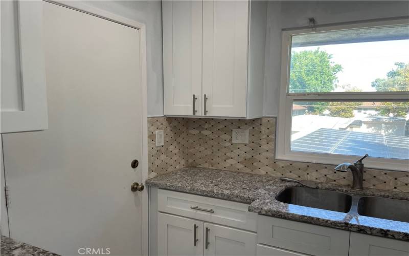 Kitchen, New Cabinets and Tile Backsplash