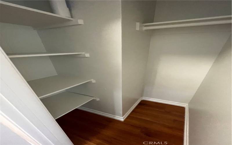 Hallway walk in Closet