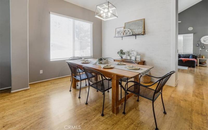 Dining room area