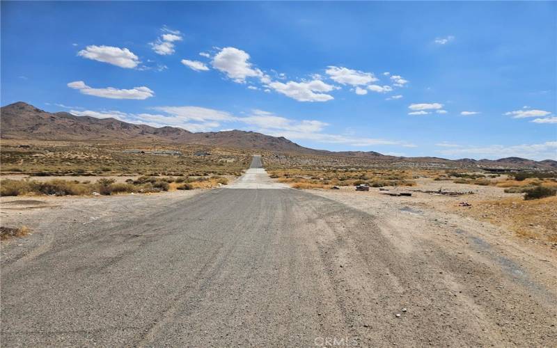 Wild Wash Road just coming off the I-15 Freeway.