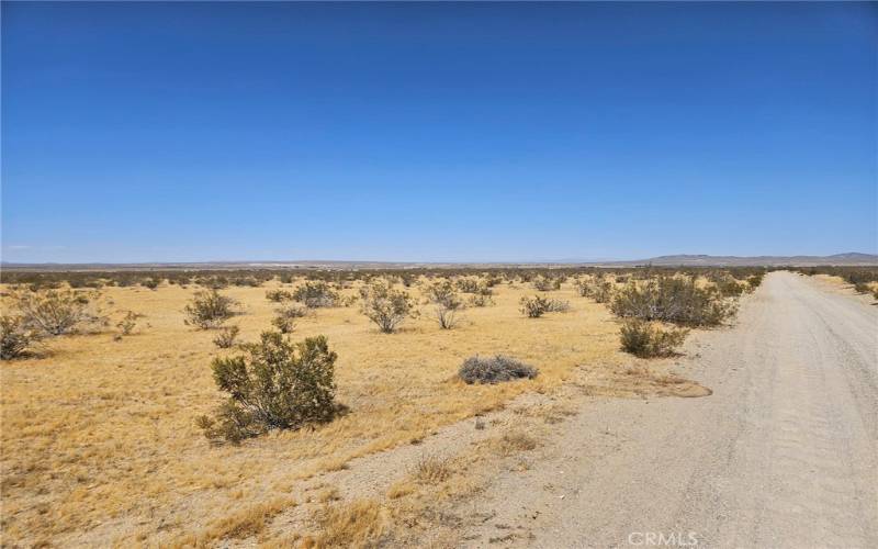 View to the North from the property.