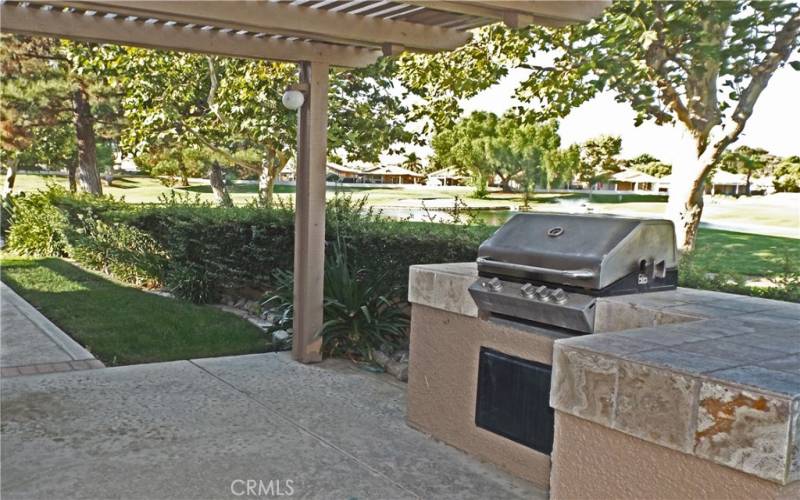 Built-in BBQ