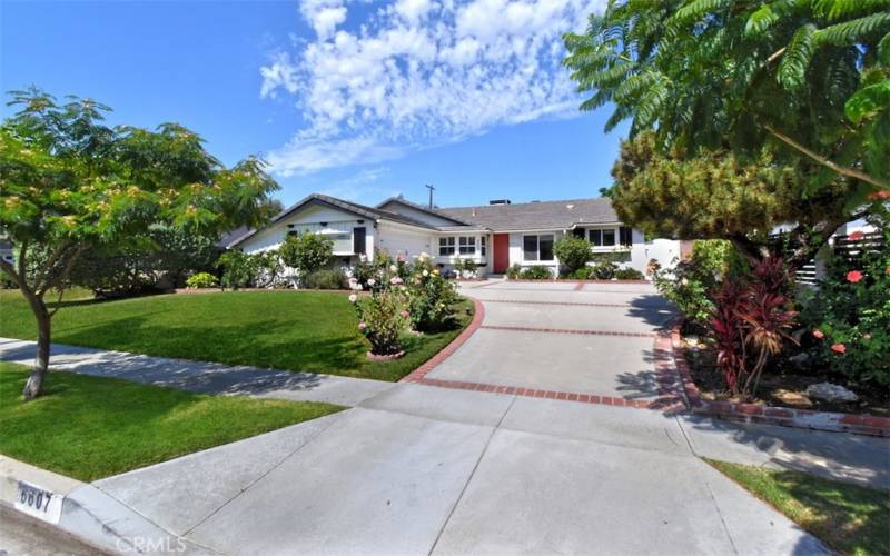 front and driveway