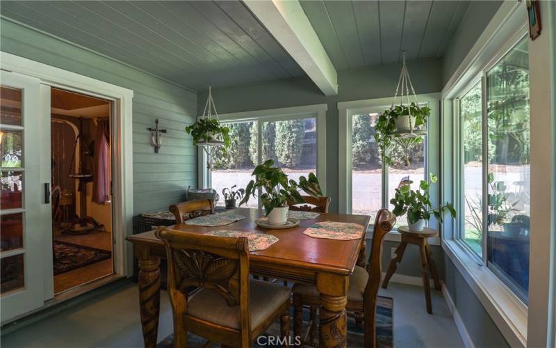 Back dining room.