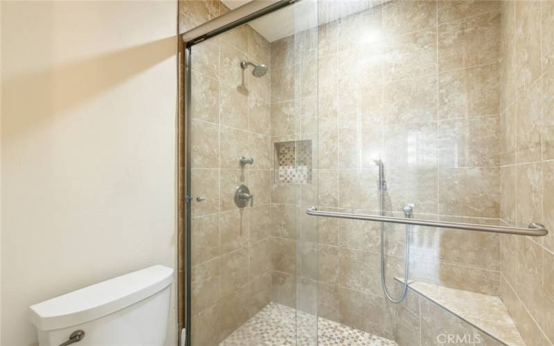 Shower in Primary Bathroom