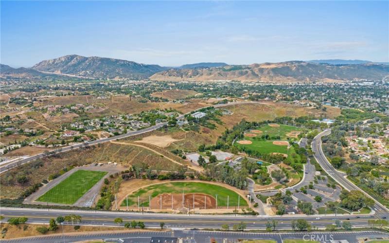 Ronald Reagan Sports Park, w/Baseball Diamonds