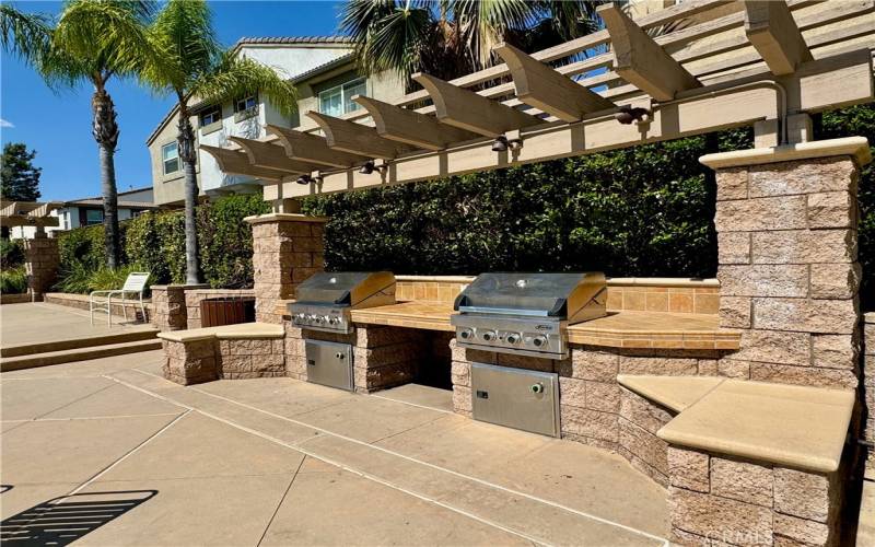 HOA BBQ area