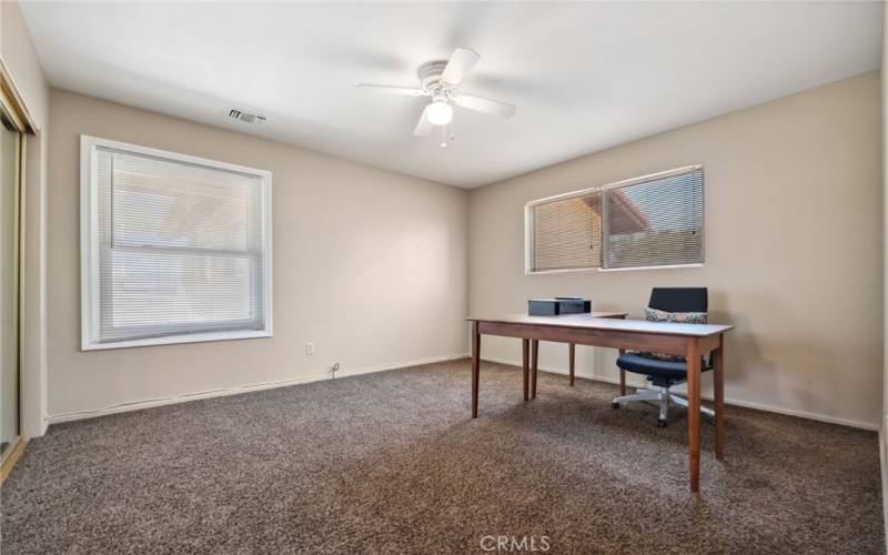 Guest room two, previously used as an office.