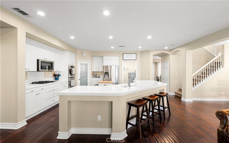 kitchen open to family room