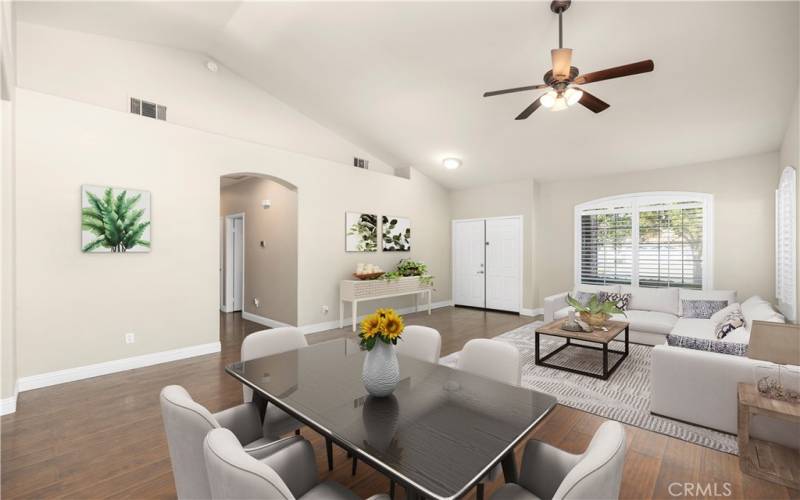 Main Entry into Living Room & Dining Room - 



Virtually Staged