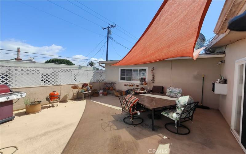 ADDITIONLA VIEW OF THE LARGE PATIO WITH CANOPY-INCLUDED!