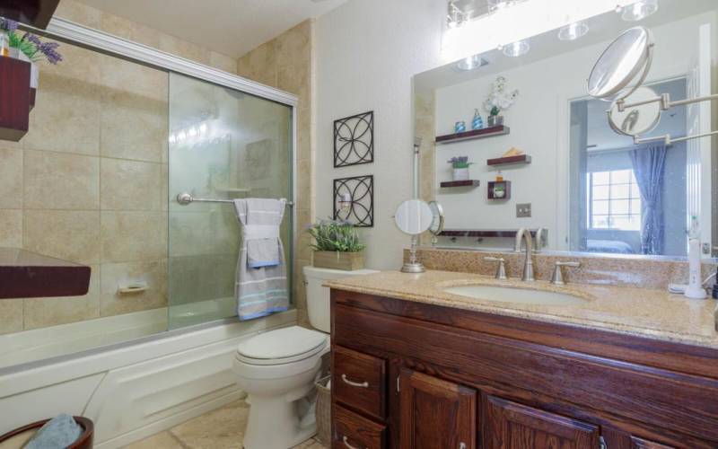 UPDATED PRIMARY BATHROOM WITH SOAKING TUB