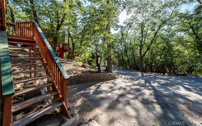 Stairs to front door