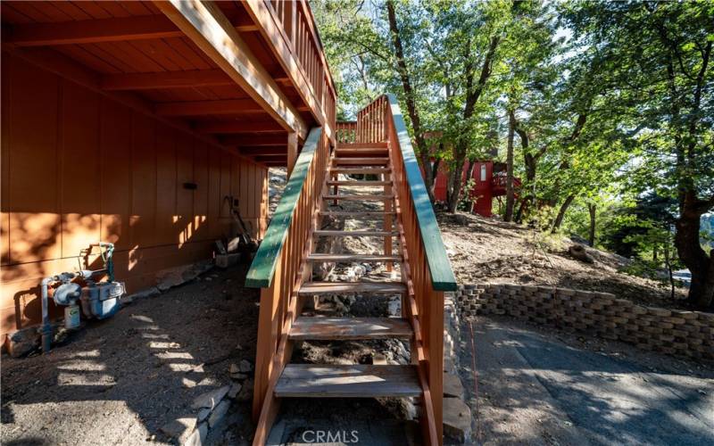 Stairs to front door