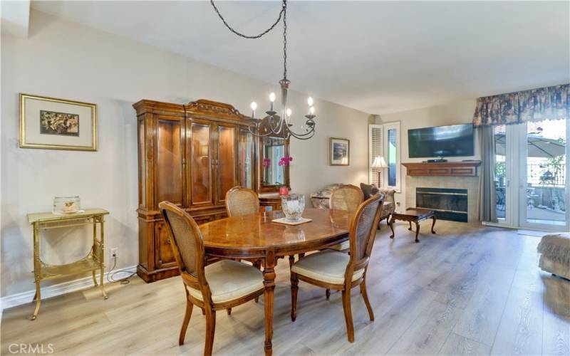 Formal dining room.